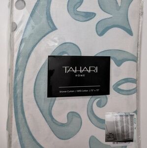 Tahari Home Fabric LG Medallion Shower Curtain
